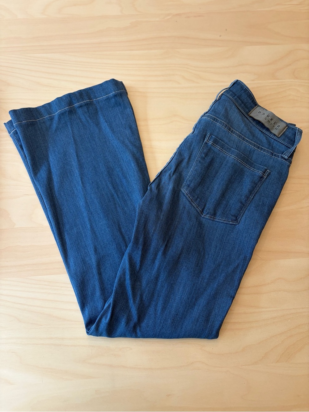 PARKER SMITH Dark Blue Flare Jeans